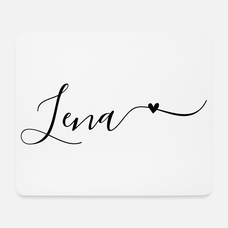 Lena Last name First name Decorative - Mouse Pad (horizontal) - white