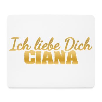 Cadeau pour Ciana - Tapis de souris (format paysage) - blanc - Devant