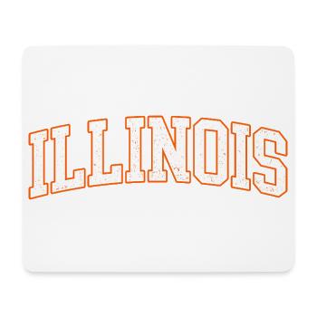 Illinois Retro Vintage Pride Land Of Lincoln - Mousepad (Querformat) - Weiß - Vorne