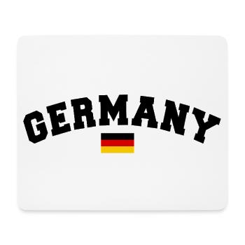 DEUTSCHLAND GERMANY EUROPA DEUTSCHE SPORT FAN - Mousepad (Querformat) - Weiß - Vorne