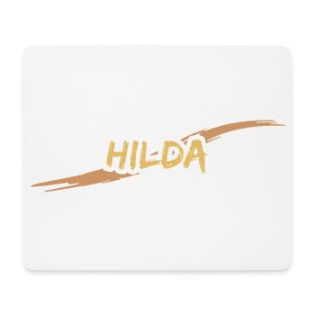 Cadeau à Hilda - Tapis de souris (format paysage) - blanc - Devant