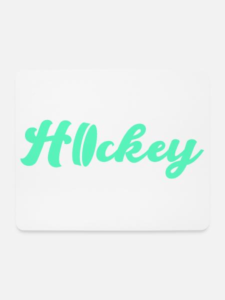  Hockey - Mousepad (Querformat) - Weiß
