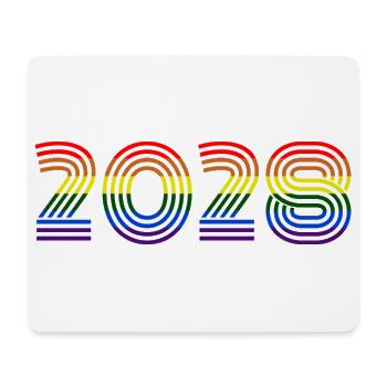 Rainbow 2028 - Mousepad (Querformat) - Weiß - Vorne