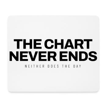 Arzt - The Chart Never Ends - Medizin - Mousepad (Querformat) - Weiß - Vorne
