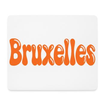 Brüsseler Orange Tippfehlerblasen - Mousepad (Querformat) - Weiß - Vorne