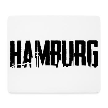 Hambourg - Tapis de souris (format paysage) - blanc - Devant