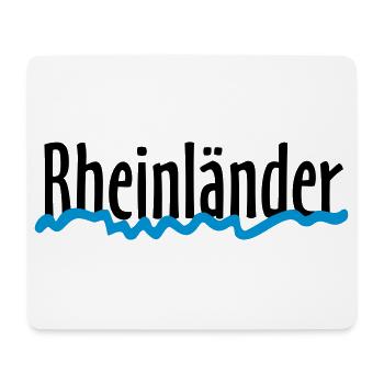 Rheinländer - Die Leute vom Rhein - Mousepad (Querformat) - Weiß - Vorne