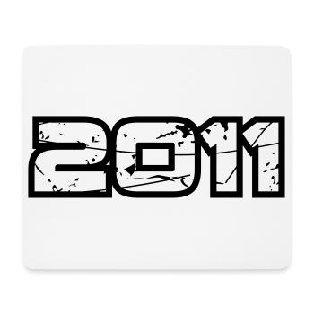 2011 - Mousepad (Querformat) - Weiß - Vorne