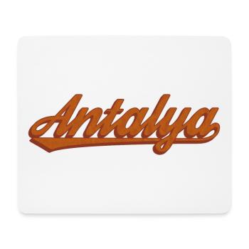 Antalya Lettering Retro Design - Mouse Pad (horizontal) - white - Front