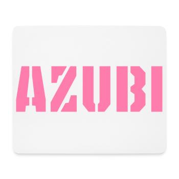 Azubi Tshirt 5 23 rosa - Mousepad (Querformat) - Weiß - Vorne