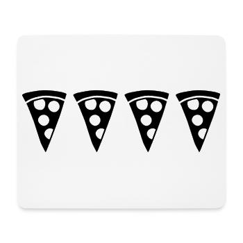 Pizza slice - Mouse Pad (horizontal) - white - Front