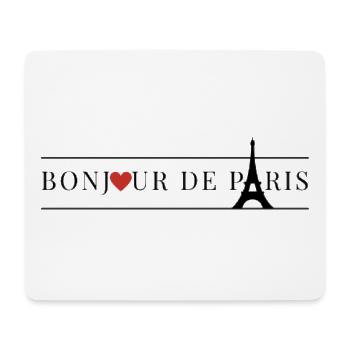 Paris Frankreich Eiffelturm - Mousepad (Querformat) - Weiß - Vorne