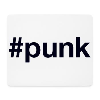 Punk Hashtag - Tapis de souris (format paysage) - blanc - Devant