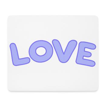 Pastel Love Bubbles - Mouse Pad (horizontal) - white - Front