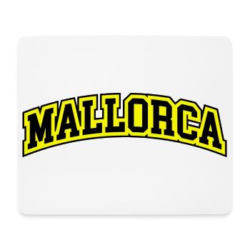 Mallorca Schriftzug - Mousepad (Querformat) - Weiß - Vorne