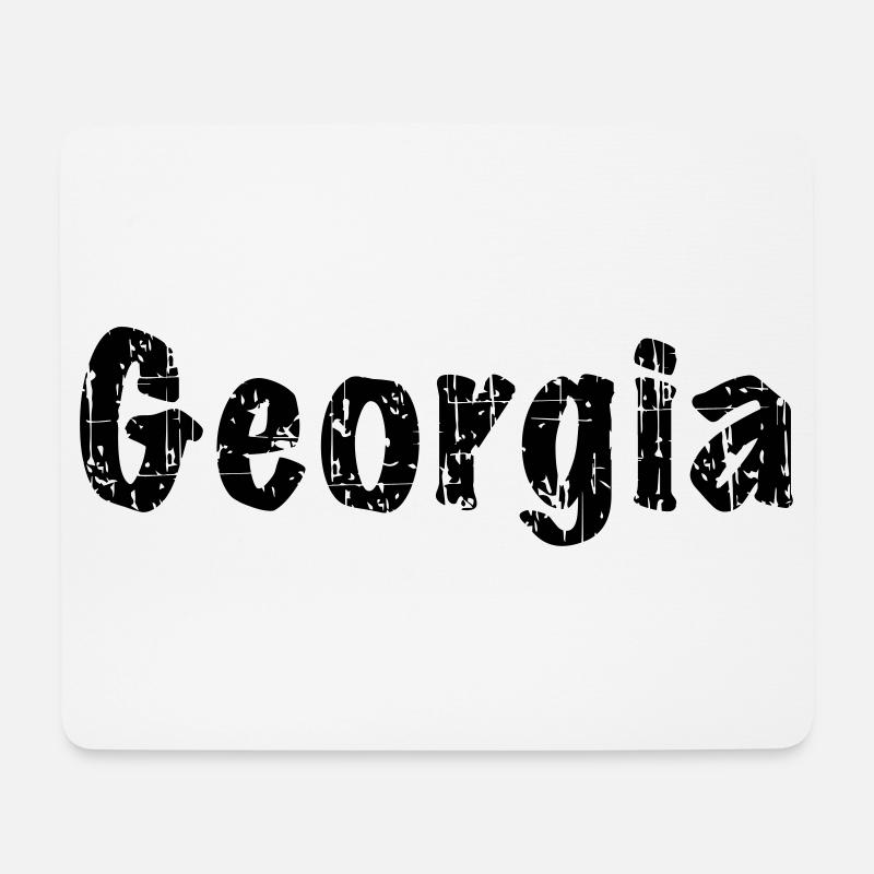 Georgia - Mousepad (Querformat) - Weiß