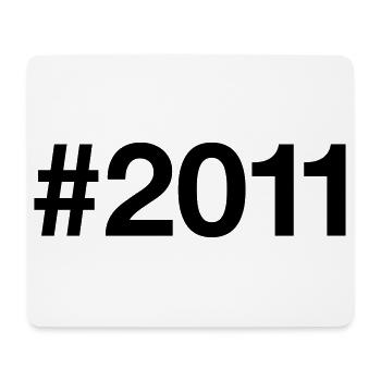 2011 Jahrgang 15 Jahre 15. Geburtstag - Mousepad (Querformat) - Weiß - Vorne