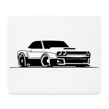 Challenger SRT Hellcat - Mouse Pad (horizontal) - white - Front