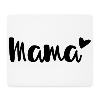 Mama Heart Design for Pregnant Women or Mothers - Mouse Pad (horizontal) - white - Front