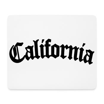 california - Mousepad (Querformat) - Weiß - Vorne