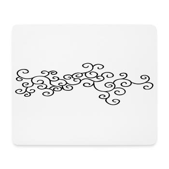 Bijoux d’ornement (Vectorgraphic) - Tapis de souris (format paysage) - blanc - Devant
