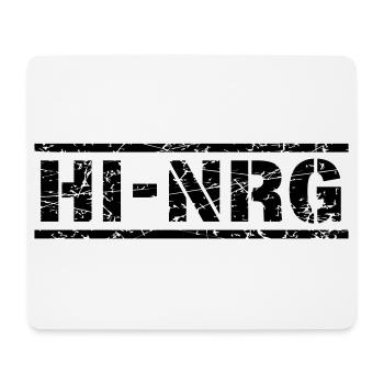 HI NRG - Mousepad (Querformat) - Weiß - Vorne