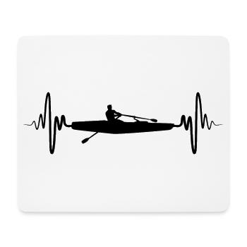 Rowing Sculling - Mouse Pad (horizontal) - white - Front