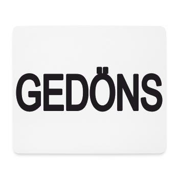 GEDÖNS! Personalisierbar - Mousepad (Querformat) - Weiß - Vorne