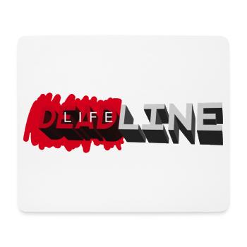 DEADLINE LIFE - let's talk - Tapis de souris (format paysage) - blanc - Devant