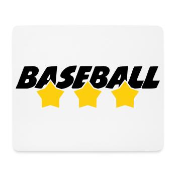 Baseball - Sports - Mouse Pad (horizontal) - white - Front