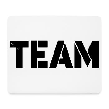 team - Mousepad (Querformat) - Weiß - Vorne