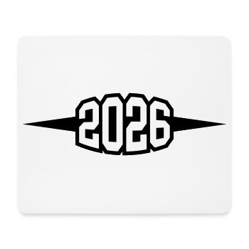 2026 year - Mouse Pad (horizontal) - white - Front