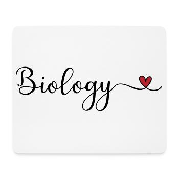 Biology - Mouse Pad (horizontal) - white - Front