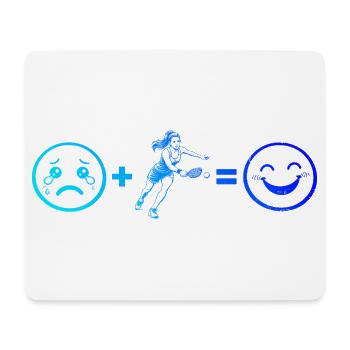 Cadeau de la scène du pickleball pour les fans de pickleball - Tapis de souris (format paysage) - blanc - Devant
