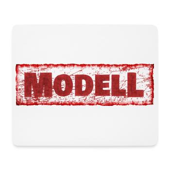Gift for model - Mouse Pad (horizontal) - white - Front