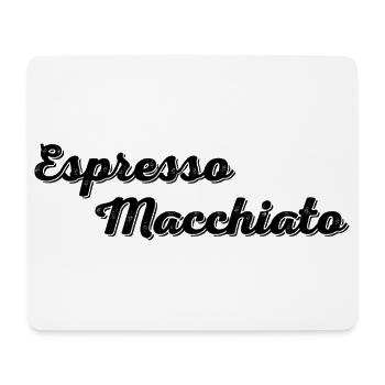 Espresso Macchiato - Mousepad (Querformat) - Weiß - Vorne