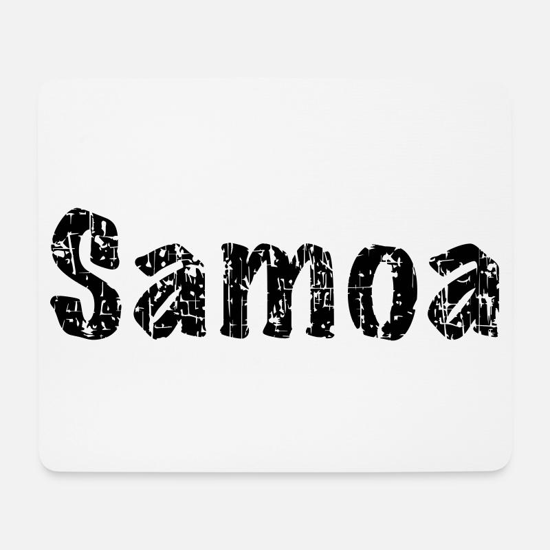 Samoa - Mousepad (Querformat) - Weiß