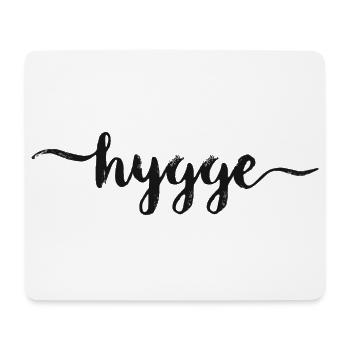 Idée de cadeau d'écriture hygge danois hyggelig - Tapis de souris (format paysage) - blanc - Devant