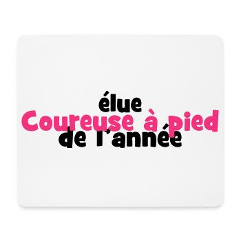 Course à Pied / Running / Jogging / Coureur - Tapis de souris (format paysage) - blanc - Devant