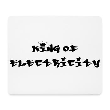 Electrician Electricity Elektriker Electricien Job - Mouse Pad (horizontal) - white - Front
