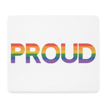 LGBT Pride Month - Sei stolz - Mousepad (Querformat) - Weiß - Vorne