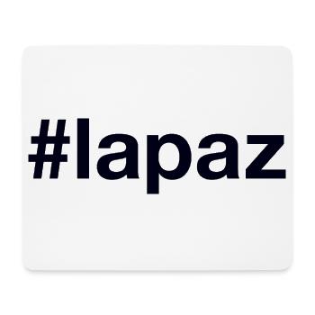 LA PAZ Hashtag Bolivie Bolivien - Tapis de souris (format paysage) - blanc - Devant