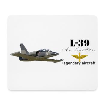 L-39 Albatros - Tapis de souris (format paysage) - blanc - Devant