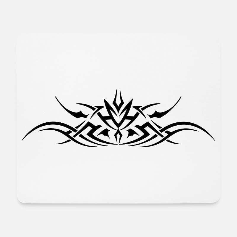 Tribal 3 von Helfspawn - Mousepad (Querformat) - Weiß
