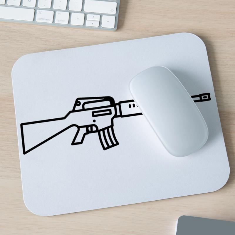 fusil Tapis de souris (format paysage)