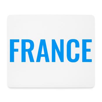 France Blue - Mousepad (Querformat) - Weiß - Vorne