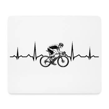 Gift idea for a road bike with road bike - Mouse Pad (horizontal) - white - Front