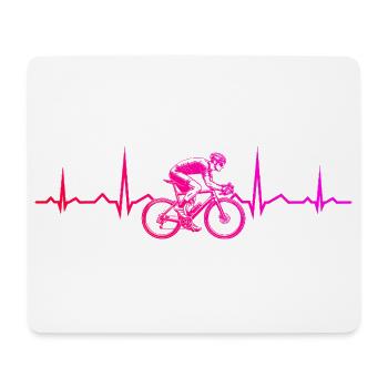 Idée cadeau pour un vélo de route avec vélo de route - Tapis de souris (format paysage) - blanc - Devant