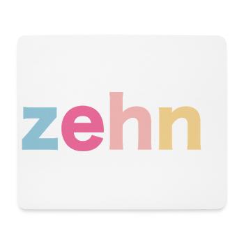 10. Geburtstag Retro Geschenk - Mousepad (Querformat) - Weiß - Vorne