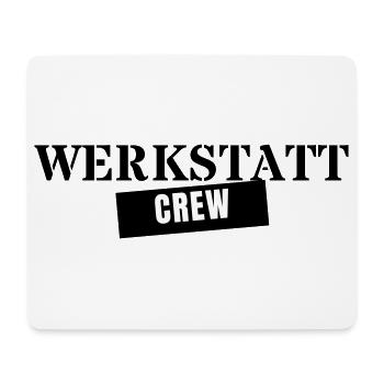 Werkstatt Crew - KFZ Mechaniker Schrauber Team - Mousepad (Querformat) - Weiß - Vorne